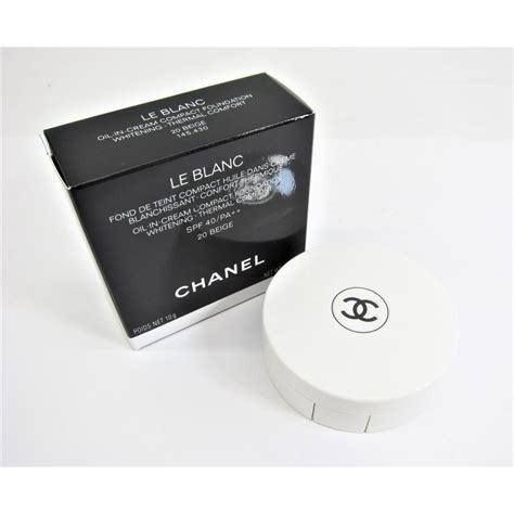 le blanc oil in cream compact b30 chanel|CHANEL Le Blanc Oil.